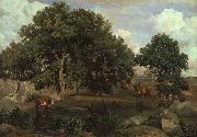  Jean Baptiste Camille  Corot Forest of Fontainebleau Sweden oil painting reproduction